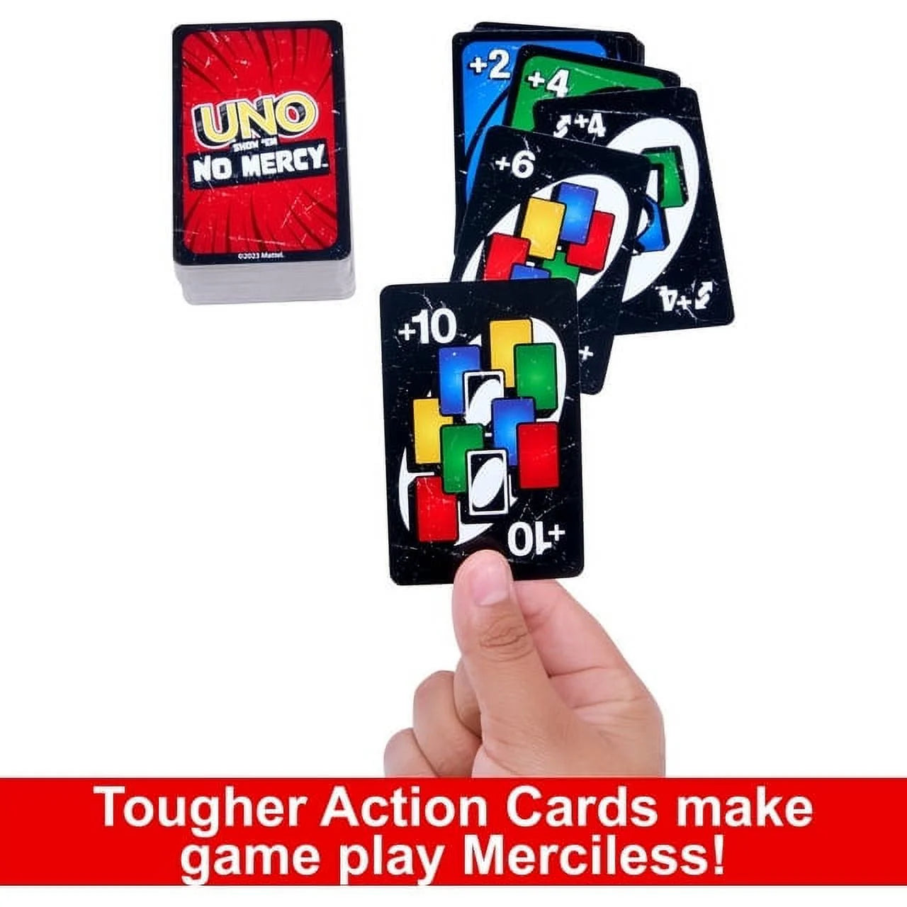 UNO Show Em No Mercy Card Game for Kids, Adults & Family Night, Parties and Travel