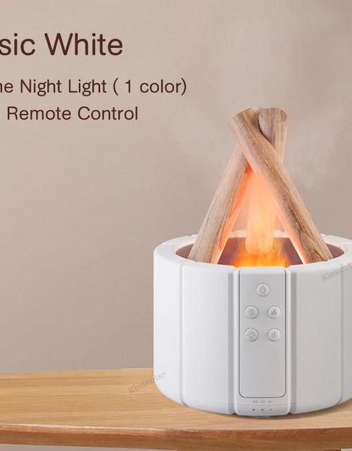 Load image into Gallery viewer, Simulated Flame Aroma Diffuser Bonfire Air Humidifier Ultrasonic Cool Mist Maker Fogger LED Essential Oil Lamp Difusor
