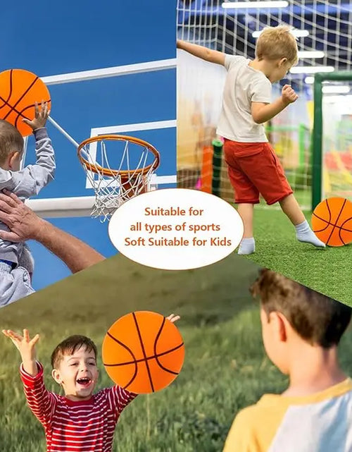 Load image into Gallery viewer, Silent Basketball Size 3/5/7 Indoor Dribble Quietly Foam Basketball Soft Ball Mute Bouncing Ball Airless Basket Ball Sports Toy
