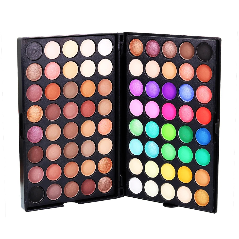 Popfeel Eyeshadow Palette 120 Color Matt Glitter Powder Eye Shadows Professional Makeup Sets Best Deal Women'S Cosmetics