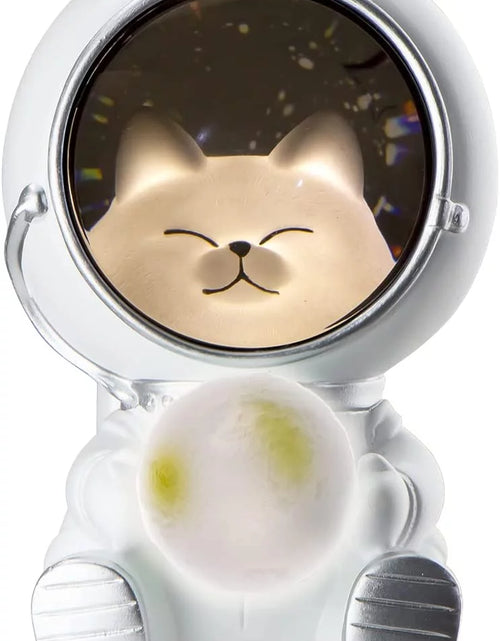 Load image into Gallery viewer, Astronaut Projector Night Light, Cute Spaceman LED Night Light Astronaut Moon Lamps for Kids Adults for Bedroom, Christmas, Birthdays, Space Cat
