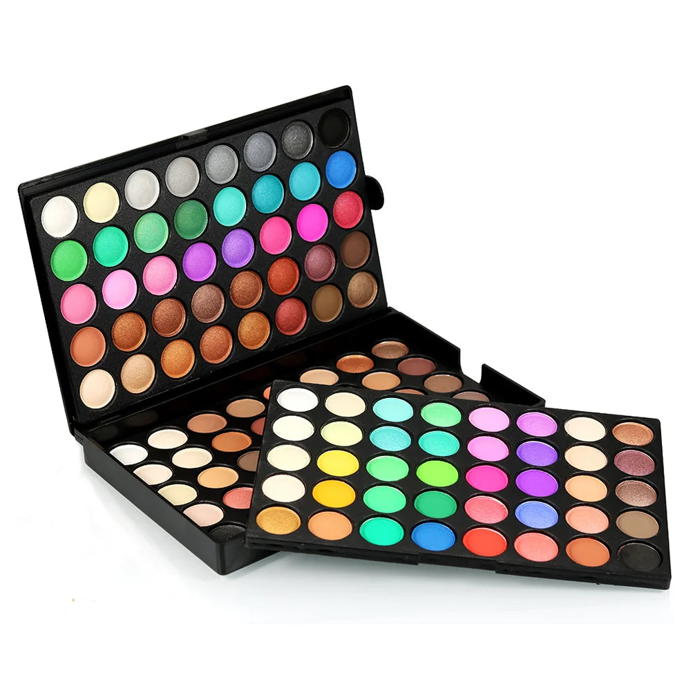 Popfeel Eyeshadow Palette 120 Color Matt Glitter Powder Eye Shadows Professional Makeup Sets Best Deal Women'S Cosmetics