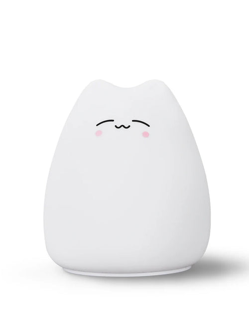 Load image into Gallery viewer, Mini Popular Cat Baby Night Lamp 7-Color Pat Touch Color-Changing Eye Protection Bedroom Bedside Night Light Gift Children
