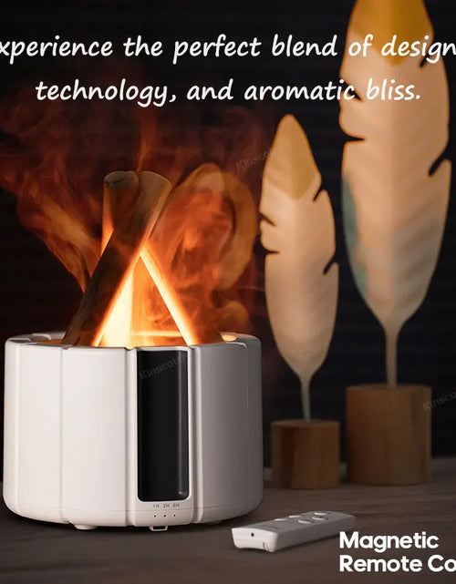 Load image into Gallery viewer, Simulated Flame Aroma Diffuser Bonfire Air Humidifier Ultrasonic Cool Mist Maker Fogger LED Essential Oil Lamp Difusor
